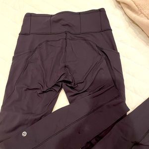 Lululemon Fast and Free size 8 leggings-black
